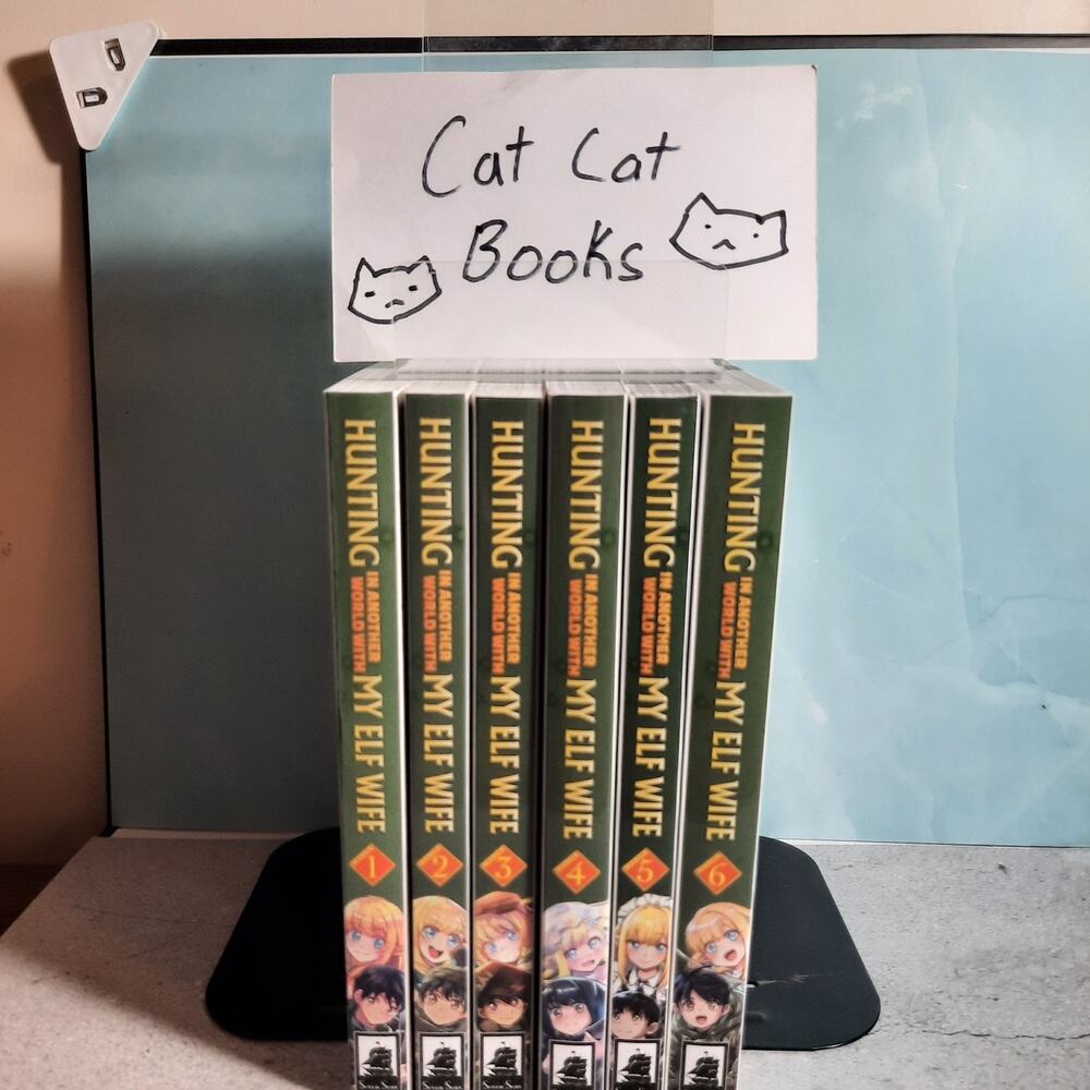 📚 Hunting In Another World With My Elf Wife Vol. 1-6 English Manga Bundle